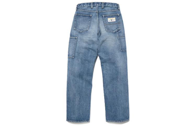 Lookbook HUMAN MADE SS23 丹宁直筒牛仔裤 男女同款 蓝色水洗。 HM26PT006