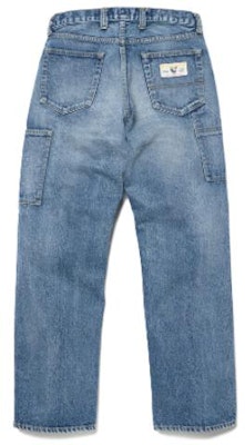 HUMAN MADE SS23 Storm Denim Straight-Leg Jeans Unisex Blue Wash. HM26PT006 Lookbook HUMAN MADE SS23 Storm Denim Straight-Leg Jeans Unisex Blue Wash. HM26PT006