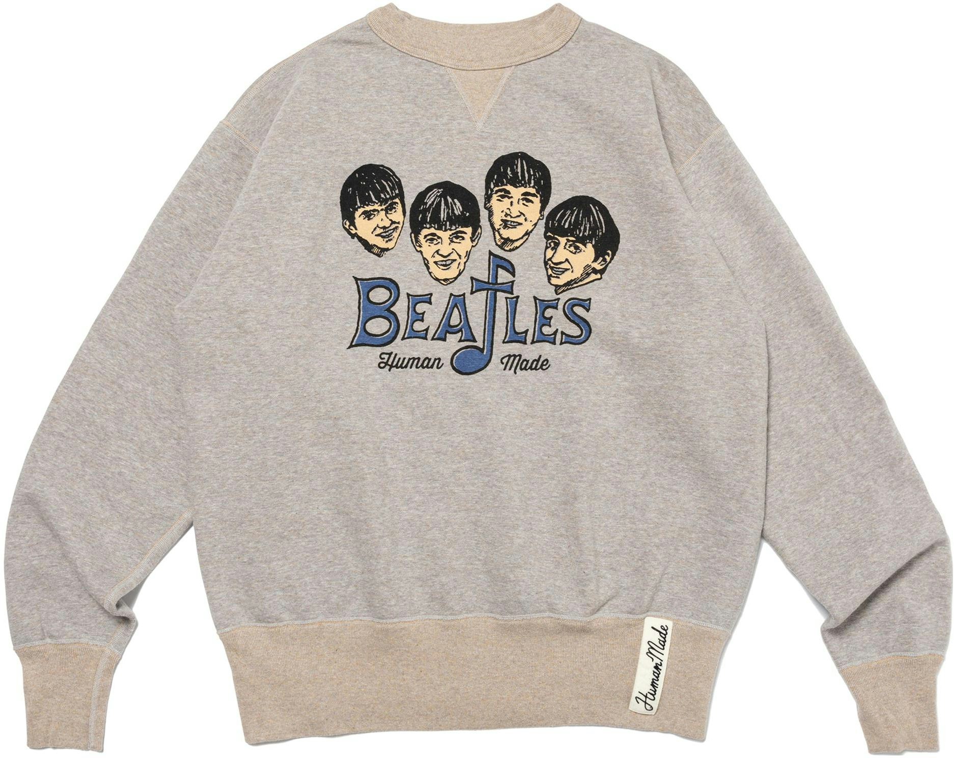 human-made-ss-23-the-beatles-graphic-crewneck-knit-sweater-unisex-grey-hm-26-cs-023