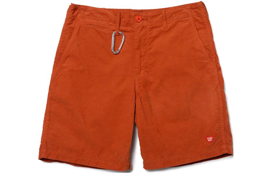 HUMAN MADE SS23 Unisex Corduroy Knee-Length Casual Shorts HM25PT021