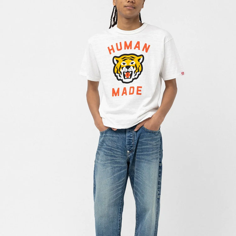 HUMAN MADE SS23 Unisex Graphic Logo Print Crewneck Short Sleeve T-Shirt. HM25TE006 圖 6