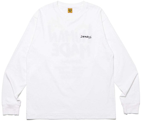 Camiseta Unisex de Manga Larga HUMAN MADE SS24 con Gráfico en la Espalda. HM27CS011 Buy Camiseta Unisex de Manga Larga HUMAN MADE SS24 con Gráfico en la Espalda. HM27CS011