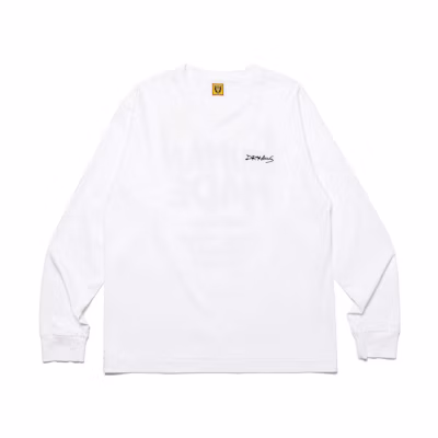 HUMAN MADE SS24 Back Print Graphic Long Sleeve Unisex T-Shirt. HM27CS011
