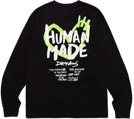 Camiseta Unisex de Manga Larga HUMAN MADE SS24 con Gráfico en la Espalda. HM27CS011 Lookbook Camiseta Unisex de Manga Larga HUMAN MADE SS24 con Gráfico en la Espalda. HM27CS011