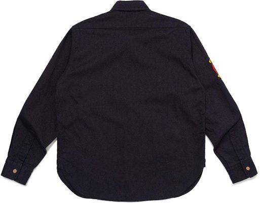 HUMAN MADE SS24 Camisa Scout Vintage Insignias Manga Larga Unisex. HM27SH001 Purchase HUMAN MADE SS24 Camisa Scout Vintage Insignias Manga Larga Unisex. HM27SH001