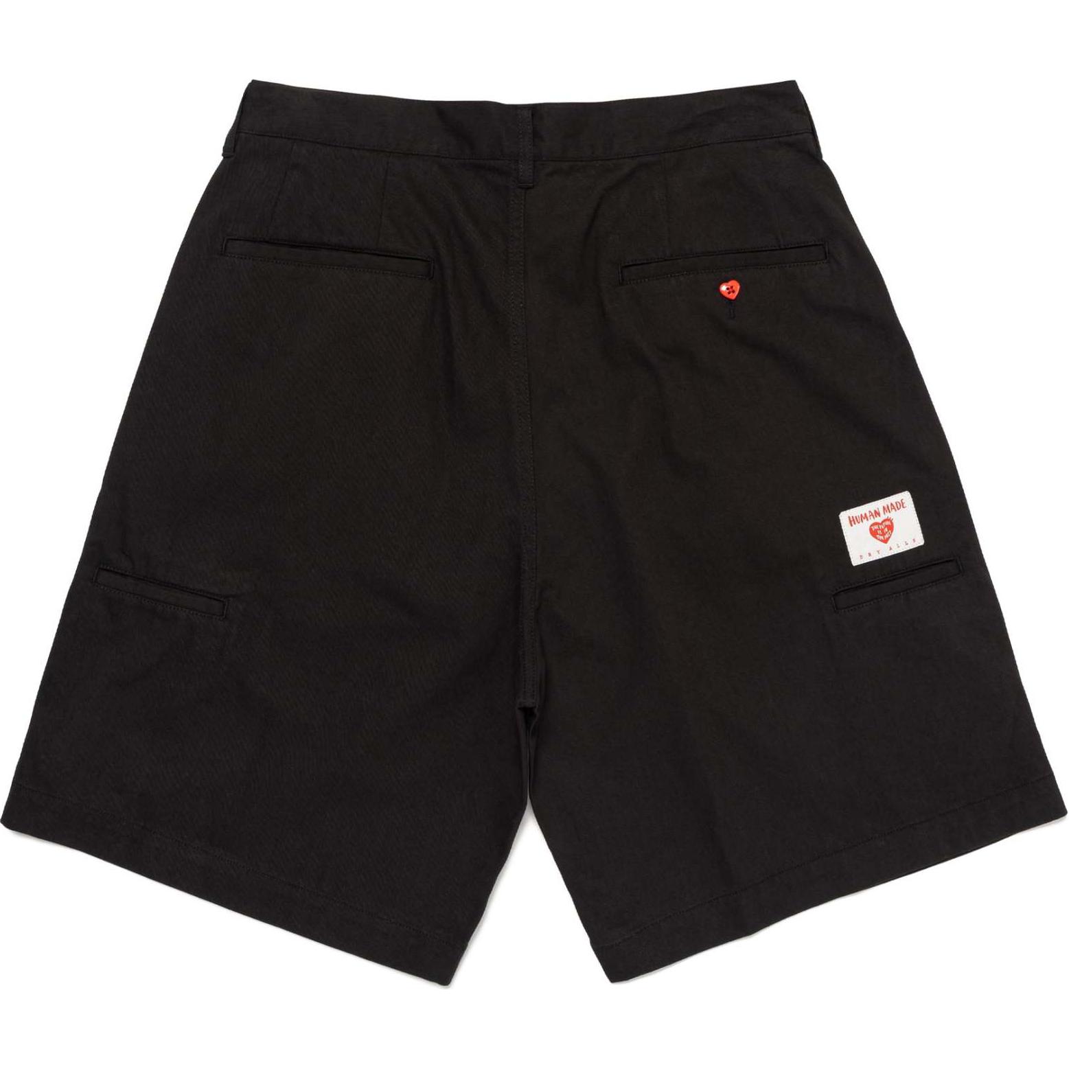 Order 휴먼메이드 SS24 캐러비너 디자인 루즈핏 캐주얼 반바지 유니섹스. HM27PT021