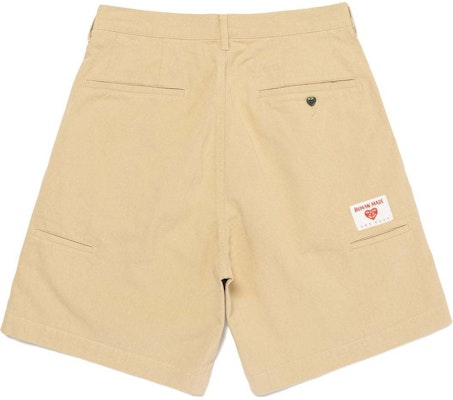 HUMAN MADE SS24 Celana Pendek Longgar Desain Karabiner Unisex Kasual. HM27PT021 Details for HUMAN MADE SS24 Celana Pendek Longgar Desain Karabiner Unisex Kasual. HM27PT021