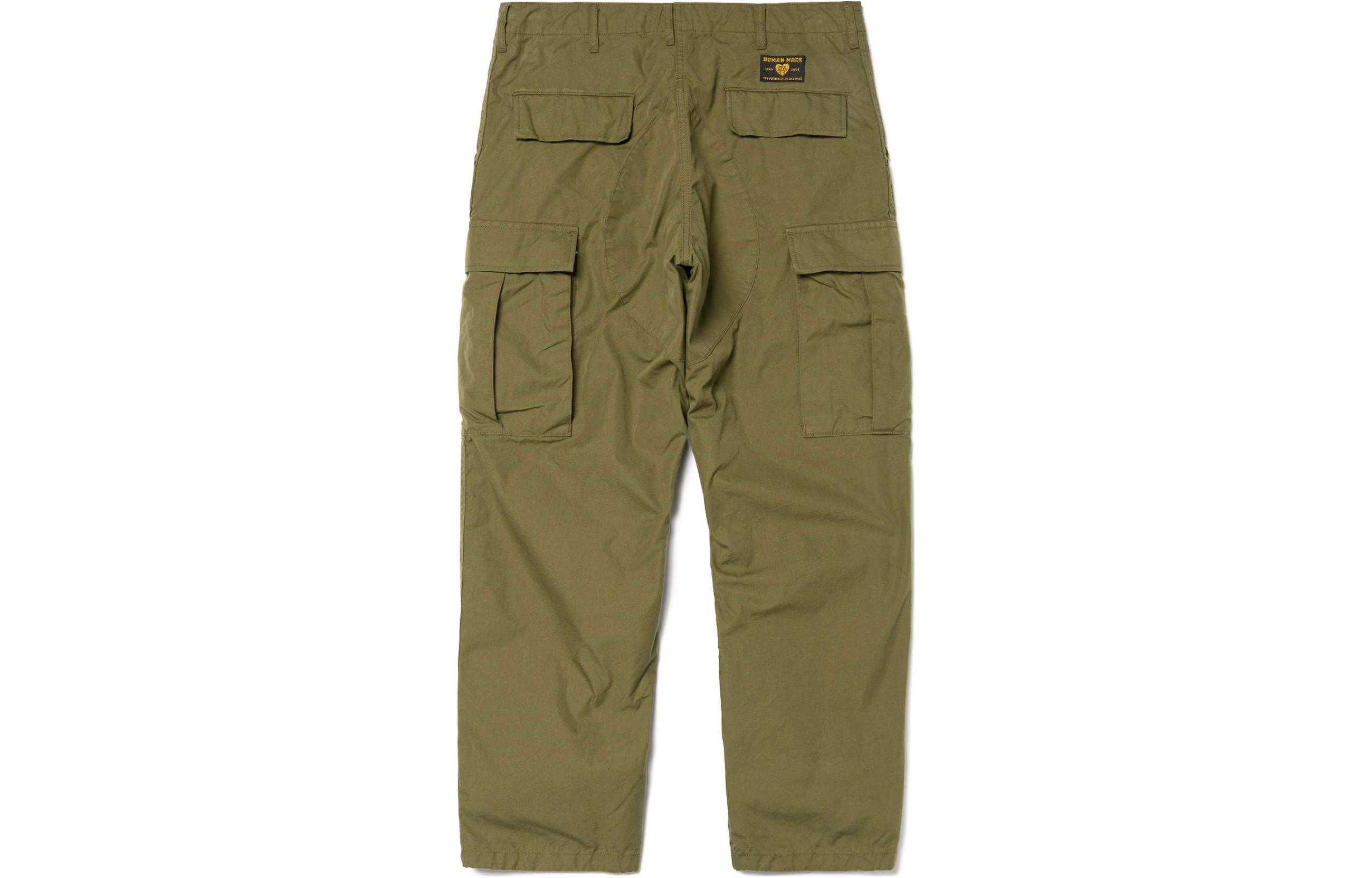 Lookbook HUMAN MADE SS24男女同款纯色拉链多功能工装裤 HM27PT001