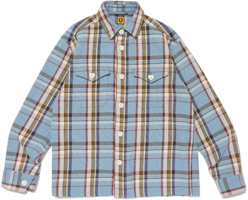 HUMAN MADE SS24 Checkered Button-Up Point Collar Long Sleeve Shirt Unisex HM27SH004 Buy HUMAN MADE SS24 Checkered Button-Up Point Collar Long Sleeve Shirt Unisex HM27SH004