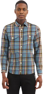 HUMAN MADE SS24 Checkered Button-Up Point Collar Long Sleeve Shirt Unisex HM27SH004 Details for HUMAN MADE SS24 Checkered Button-Up Point Collar Long Sleeve Shirt Unisex HM27SH004
