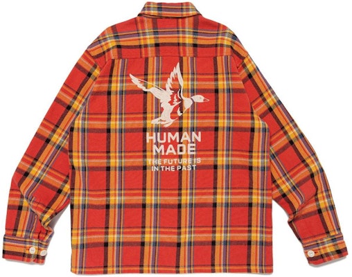 HUMAN MADE SS24 Checkered Button-Up Point Collar Long Sleeve Shirt Unisex HM27SH004 Cheap HUMAN MADE SS24 Checkered Button-Up Point Collar Long Sleeve Shirt Unisex HM27SH004