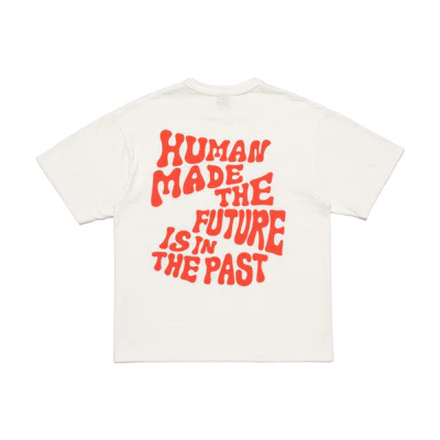 HUMAN MADE SS24 Colorblock Logo Graphic Unisex Crewneck T-Shirt. HM27TE013