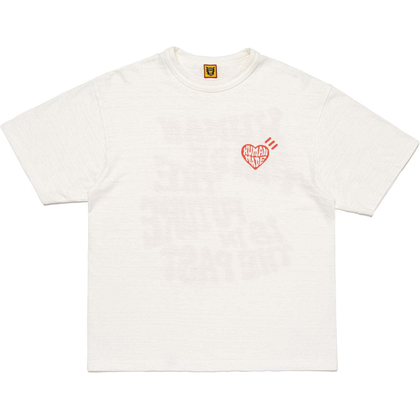 Lookbook ヒューマンメイド SS24 カラーブロック ロゴ グラフィック ユニセックス クルーネックTシャツ HM27TE013