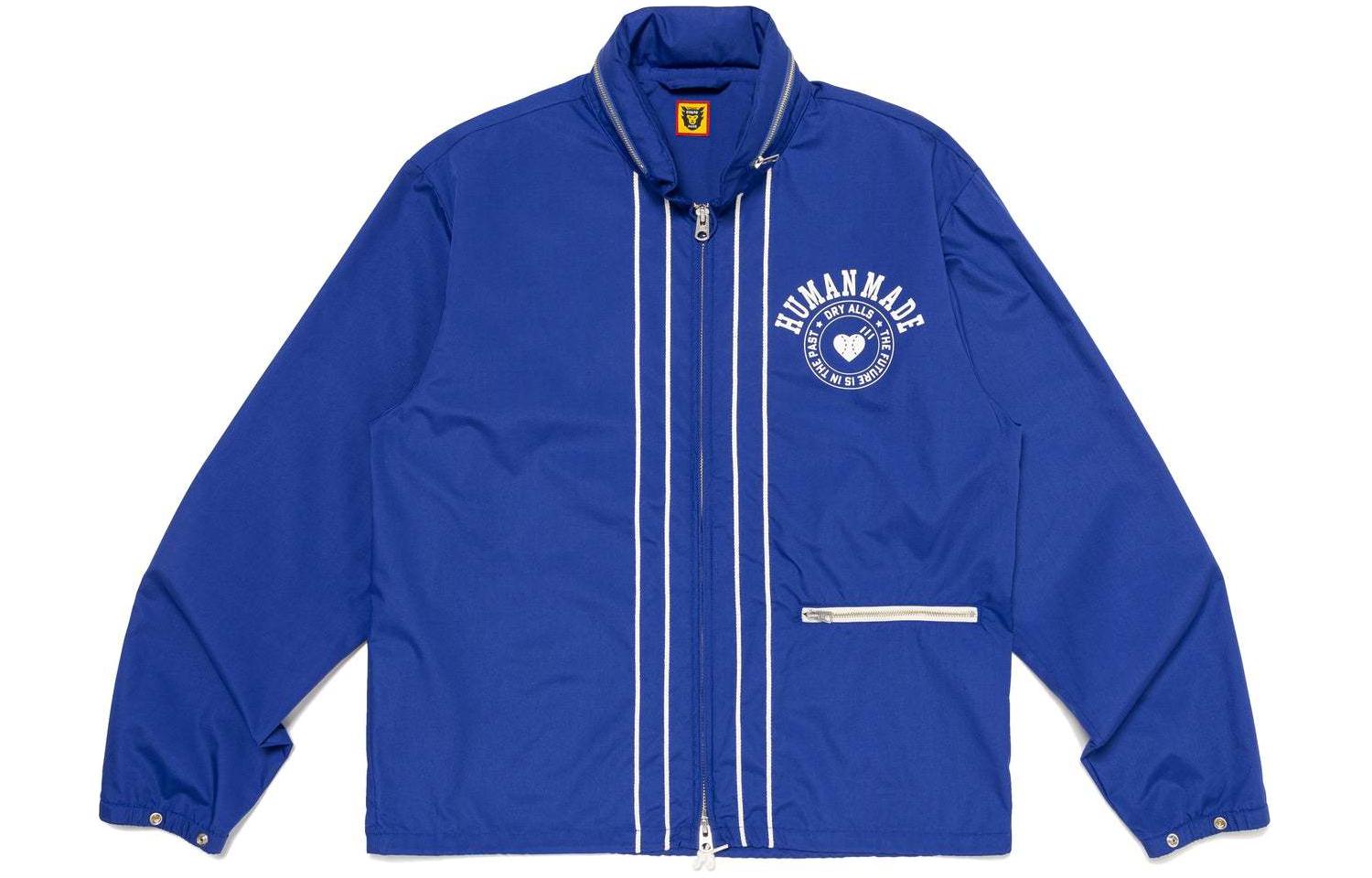 HUMAN MADE SS24 Cotton Waist Drawstring Letter Print Jacket Unisex HM27JK009