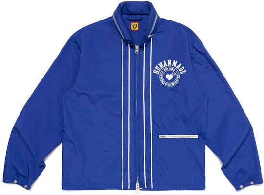 HUMAN MADE SS24 Jaket Unisex Cotton Waist Drawstring Letter Print HM27JK009 Order HUMAN MADE SS24 Jaket Unisex Cotton Waist Drawstring Letter Print HM27JK009