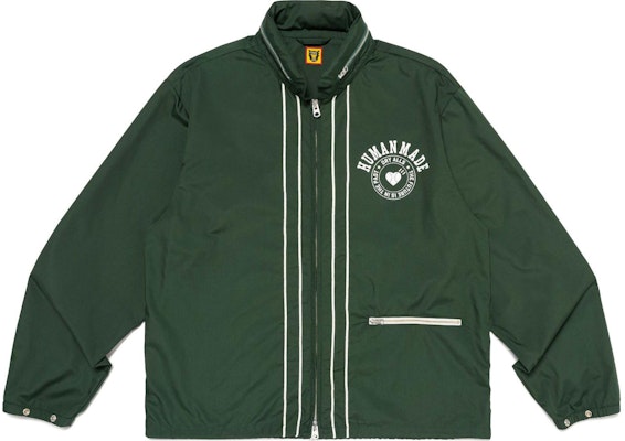 HUMAN MADE SS24 Jaket Unisex Cotton Waist Drawstring Letter Print HM27JK009 Details for HUMAN MADE SS24 Jaket Unisex Cotton Waist Drawstring Letter Print HM27JK009