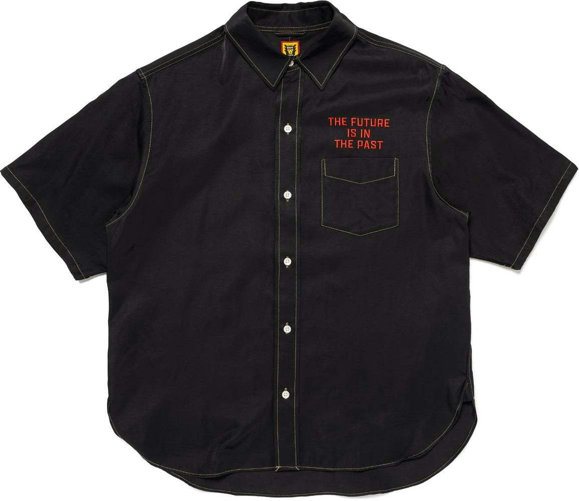 human-made-ss-24-dragon-embroidery-button-up-short-sleeve-shirt-unisex-black-hm-27-sh-016