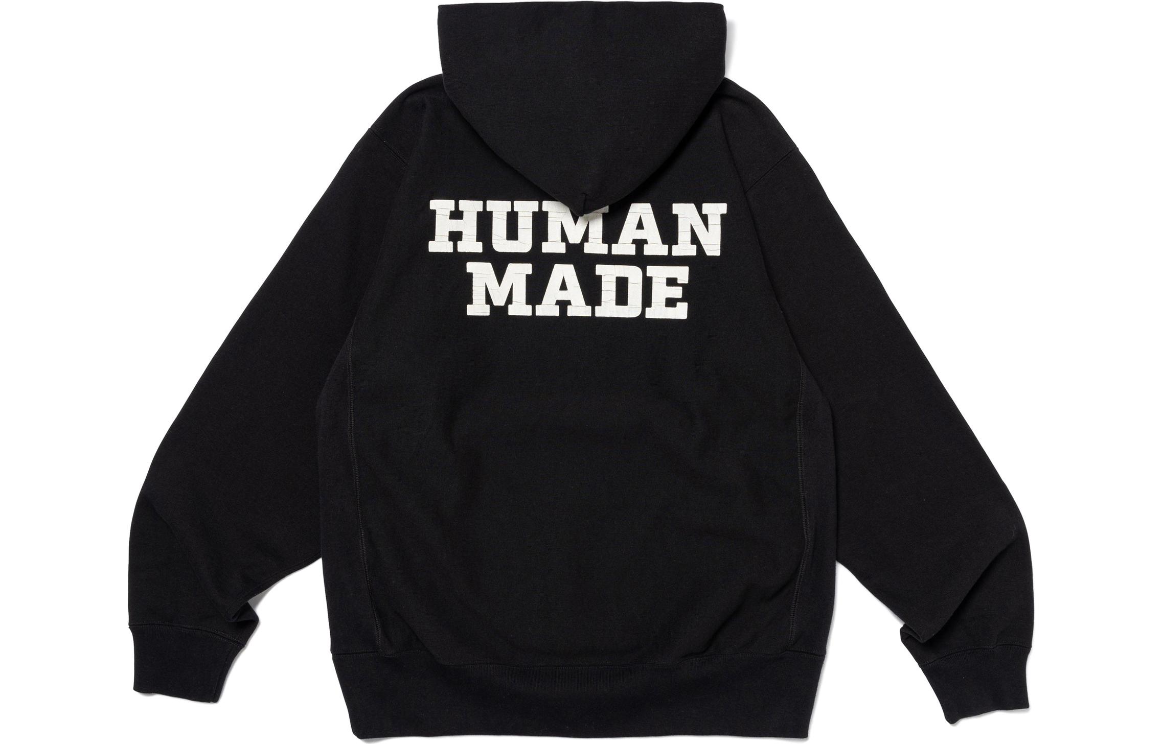 Lookbook HUMAN MADE SS24 Hoodie Unisex Logo Retak Retro Dry All. HM27CS031