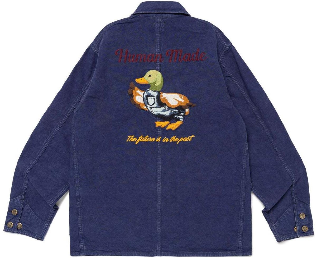 human-made-ss-24-duck-series-long-sleeve-jacket-with-duck-pocket-unisex-hm-27-jk-013