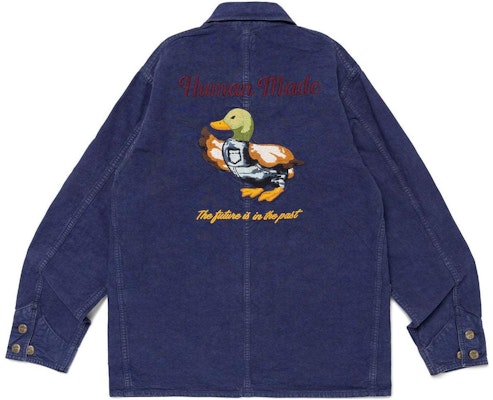 Chaqueta Unisex HUMAN MADE SS24 Serie Pato Manga Larga con Bolsillo de Pato HM27JK013 Order Chaqueta Unisex HUMAN MADE SS24 Serie Pato Manga Larga con Bolsillo de Pato HM27JK013