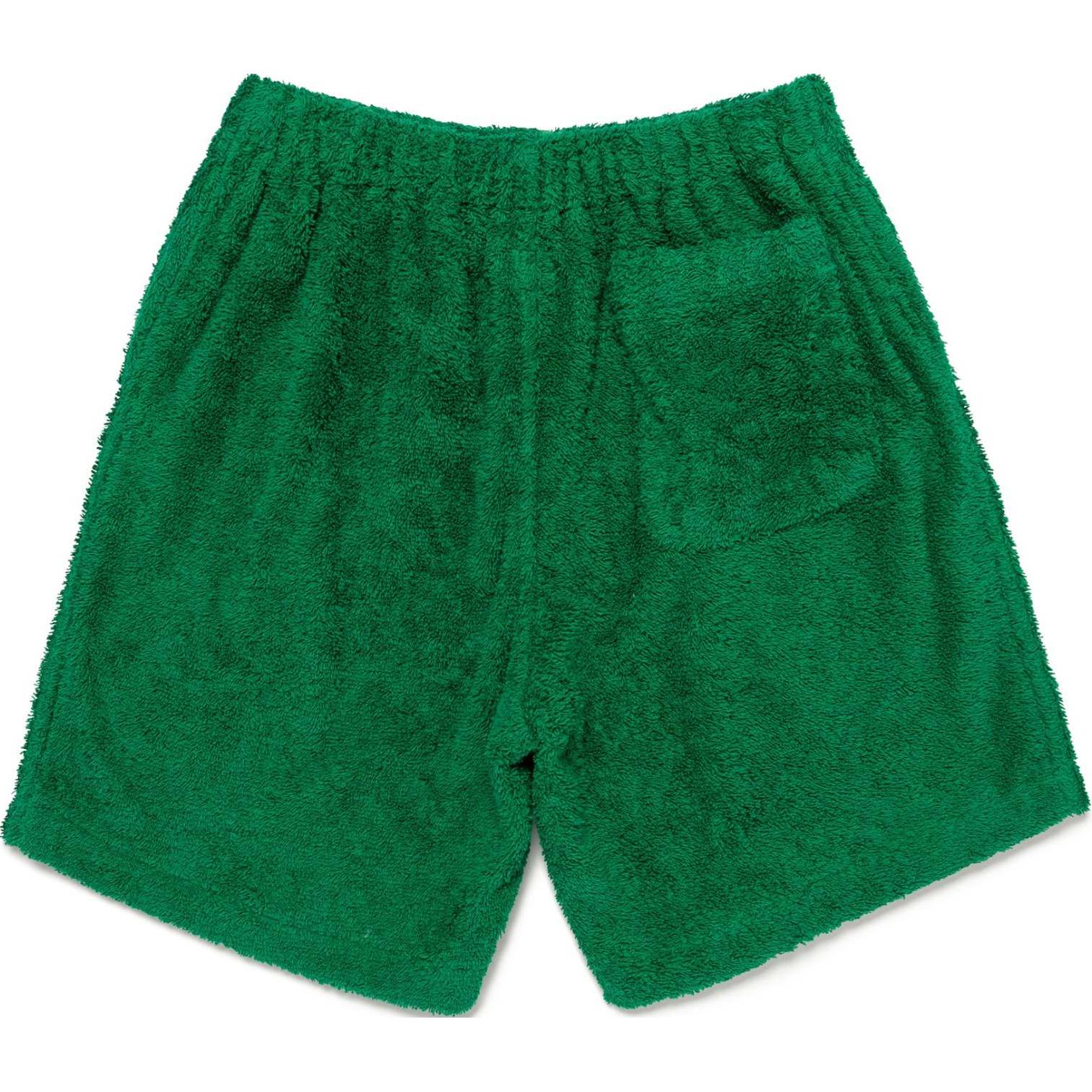 Details for HUMAN MADE SS24 毛绒心形刺绣抽绳松紧腰短裤 男女款 HM27PT023