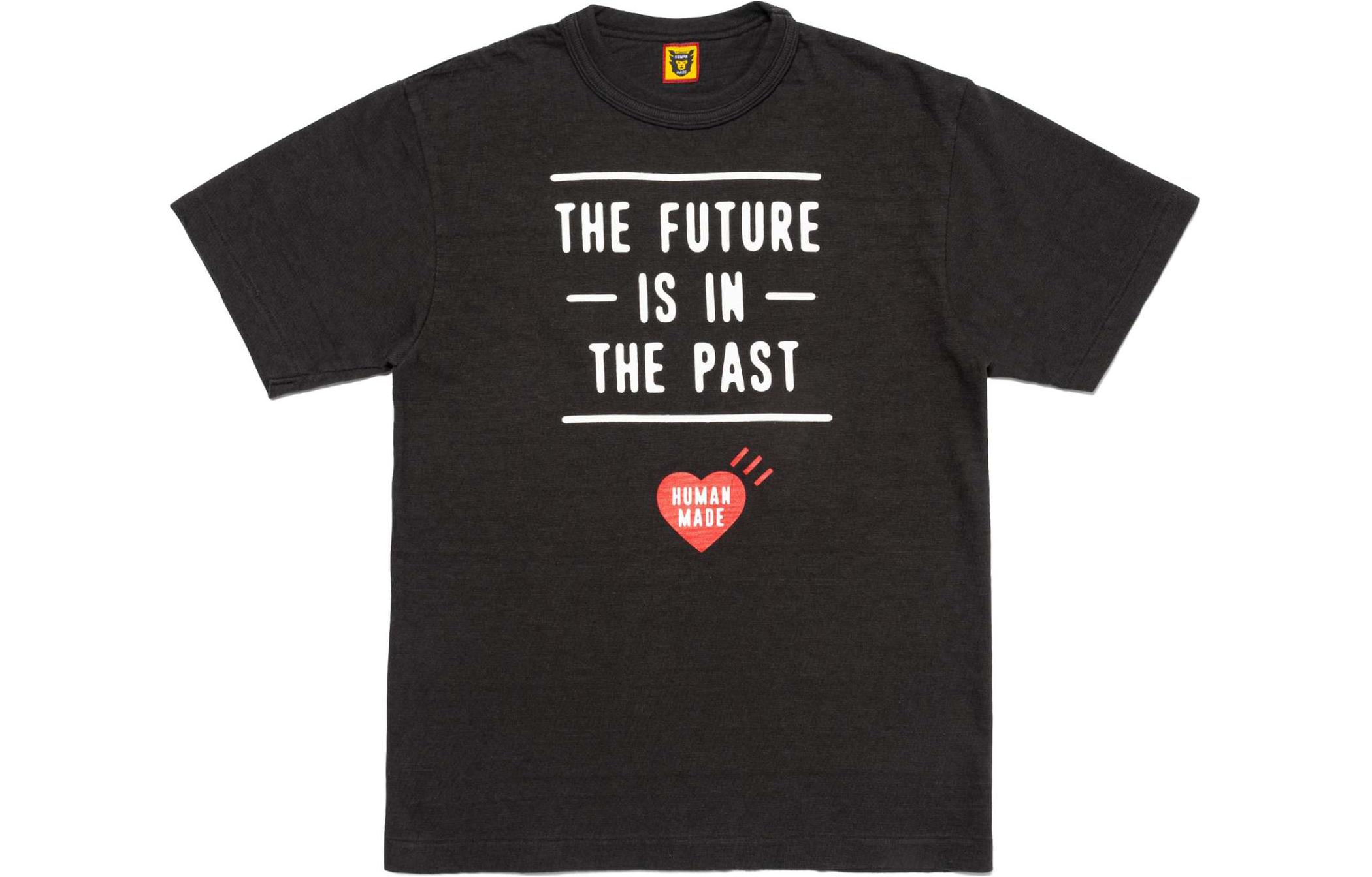 HUMAN MADE SS24 Graphic Logo Print Unisex Crewneck Short Sleeve T-Shirt HM27TE003