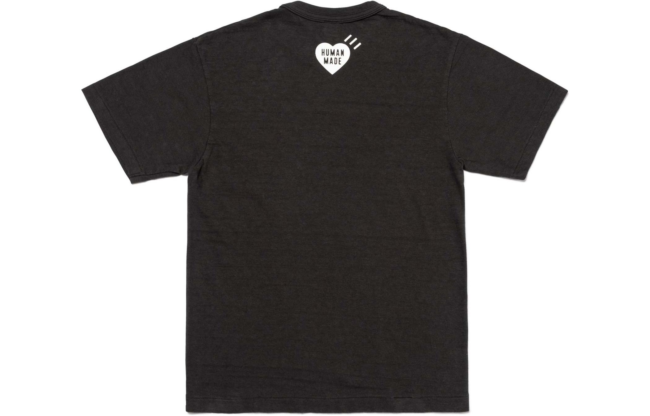 Lookbook HUMAN MADE SS24 圖案標誌印花男女短袖圓領T恤 HM27TE003