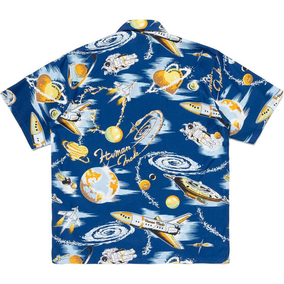 Details for 휴먼메이드 SS24 하와이안 여름 프린트 반팔 셔츠 유니섹스 HM27SH024
