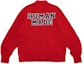 Purchase HUMAN MADE SS24 Cardigan Rajutan Unisex dengan Patch Huruf dan Tombol Heart. HM27CS036