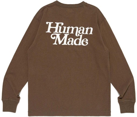 HUMAN MADE SS24 Kaos Lengan Panjang Henley Unisex dengan Tombol Hati. XX27CS003 Sizing HUMAN MADE SS24 Kaos Lengan Panjang Henley Unisex dengan Tombol Hati. XX27CS003