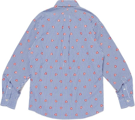 휴먼메이드 SS24 하트 자수 오버사이즈 긴팔 셔츠 유니섹스 HM27SH008 Purchase 휴먼메이드 SS24 하트 자수 오버사이즈 긴팔 셔츠 유니섹스 HM27SH008