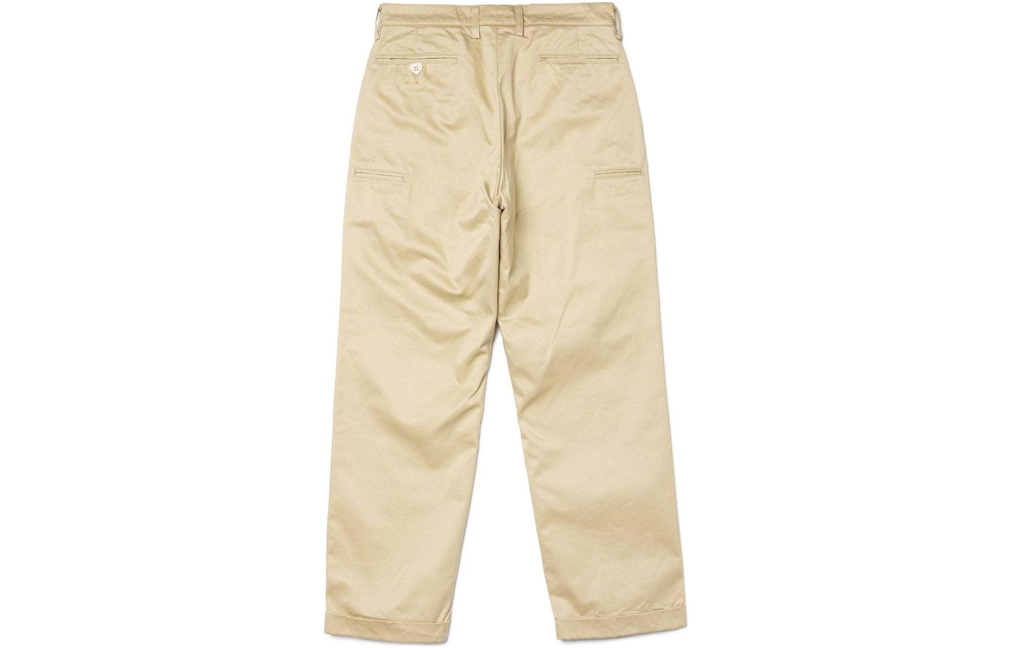 Lookbook HUMAN MADE SS24 Heart Embroidered Straight-Leg Pants Unisex Casual Style. HM27PT006