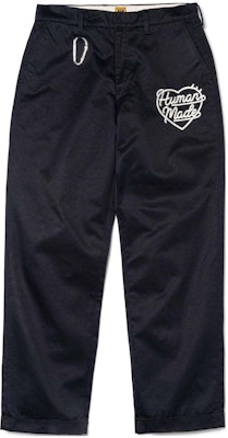 HUMAN MADE SS24 Heart Embroidered Straight-Leg Pants Unisex Casual Style. HM27PT006 Shop HUMAN MADE SS24 Heart Embroidered Straight-Leg Pants Unisex Casual Style. HM27PT006