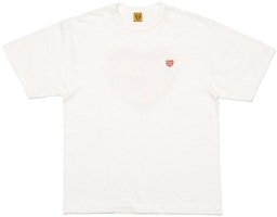 휴먼메이드 SS24 하트 자수 백 프린트 유니섹스 크루넥 티셔츠. HM27CS002 Lookbook 휴먼메이드 SS24 하트 자수 백 프린트 유니섹스 크루넥 티셔츠. HM27CS002