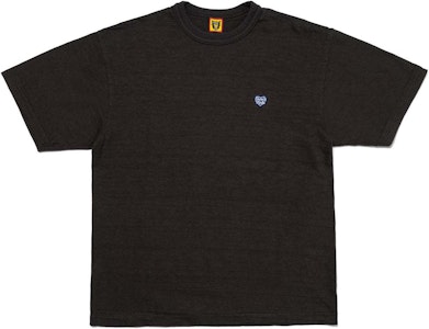 휴먼메이드 SS24 하트 자수 백 프린트 유니섹스 크루넥 티셔츠. HM27CS002 Purchase 휴먼메이드 SS24 하트 자수 백 프린트 유니섹스 크루넥 티셔츠. HM27CS002