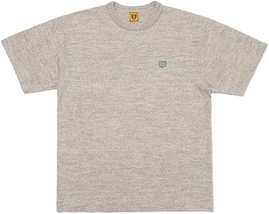 휴먼메이드 SS24 하트 자수 백 프린트 유니섹스 크루넥 티셔츠. HM27CS002 Sizing 휴먼메이드 SS24 하트 자수 백 프린트 유니섹스 크루넥 티셔츠. HM27CS002