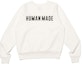 Lookbook HUMAN MADE SS24 Sweater Crewneck Unisex Grafis Hati. HM27CS032