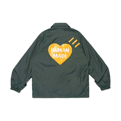 HUMAN MADE SS24 Heart Logo Coach Jacket Unisex. HM27JK018