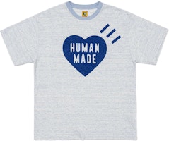 HUMAN MADE SS24 Heart Logo Cotton Graphic Unisex Short Sleeve T-Shirt. HM27CS008 HUMAN MADE SS24 Heart Logo Cotton Graphic Unisex Short Sleeve T-Shirt. HM27CS008