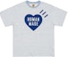 Shop HUMAN MADE SS24 愛心標誌圖案棉質短袖T恤男女款式。 HM27CS008