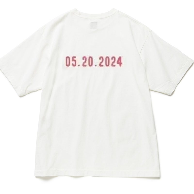 HUMAN MADE SS24 Heart Logo Digital Print Unisex White Short Sleeve T-Shirt. HM27TE0520 圖 3