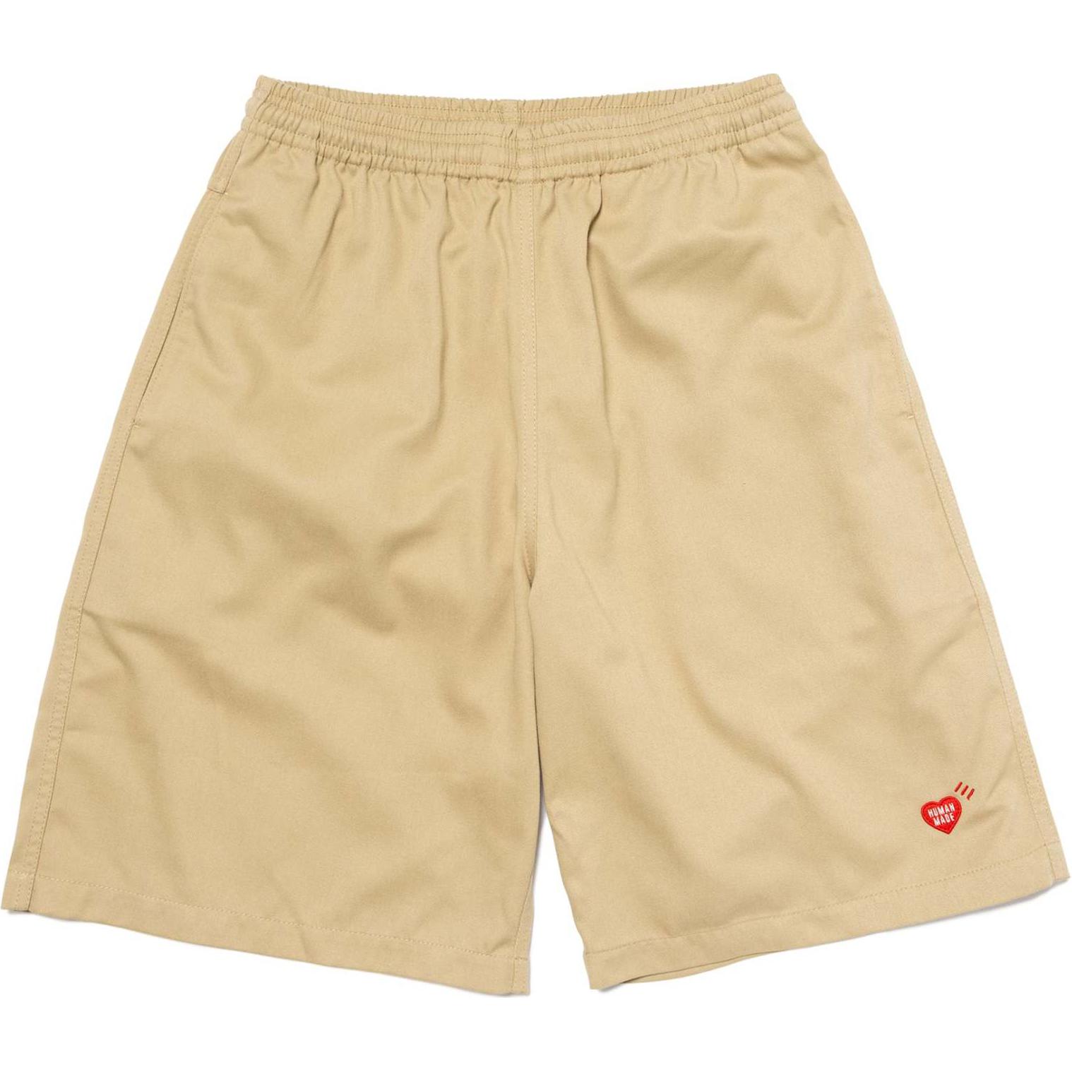 Purchase HUMAN MADE SS24 Heart Logo Embroidery Print Drawstring Casual Shorts Unisex HM27PT024