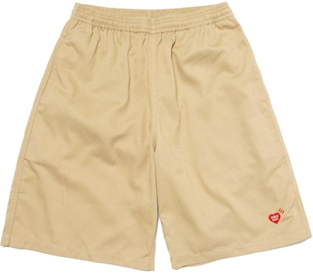 HUMAN MADE SS24 Heart Logo Embroidery Print Drawstring Casual Shorts Unisex HM27PT024 Purchase HUMAN MADE SS24 Heart Logo Embroidery Print Drawstring Casual Shorts Unisex HM27PT024