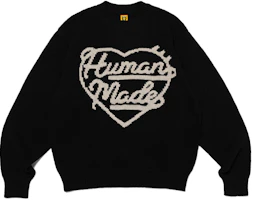 Sizing HUMAN MADE SS24 愛心標誌提花針織毛衣 男女皆宜 HM27CS038
