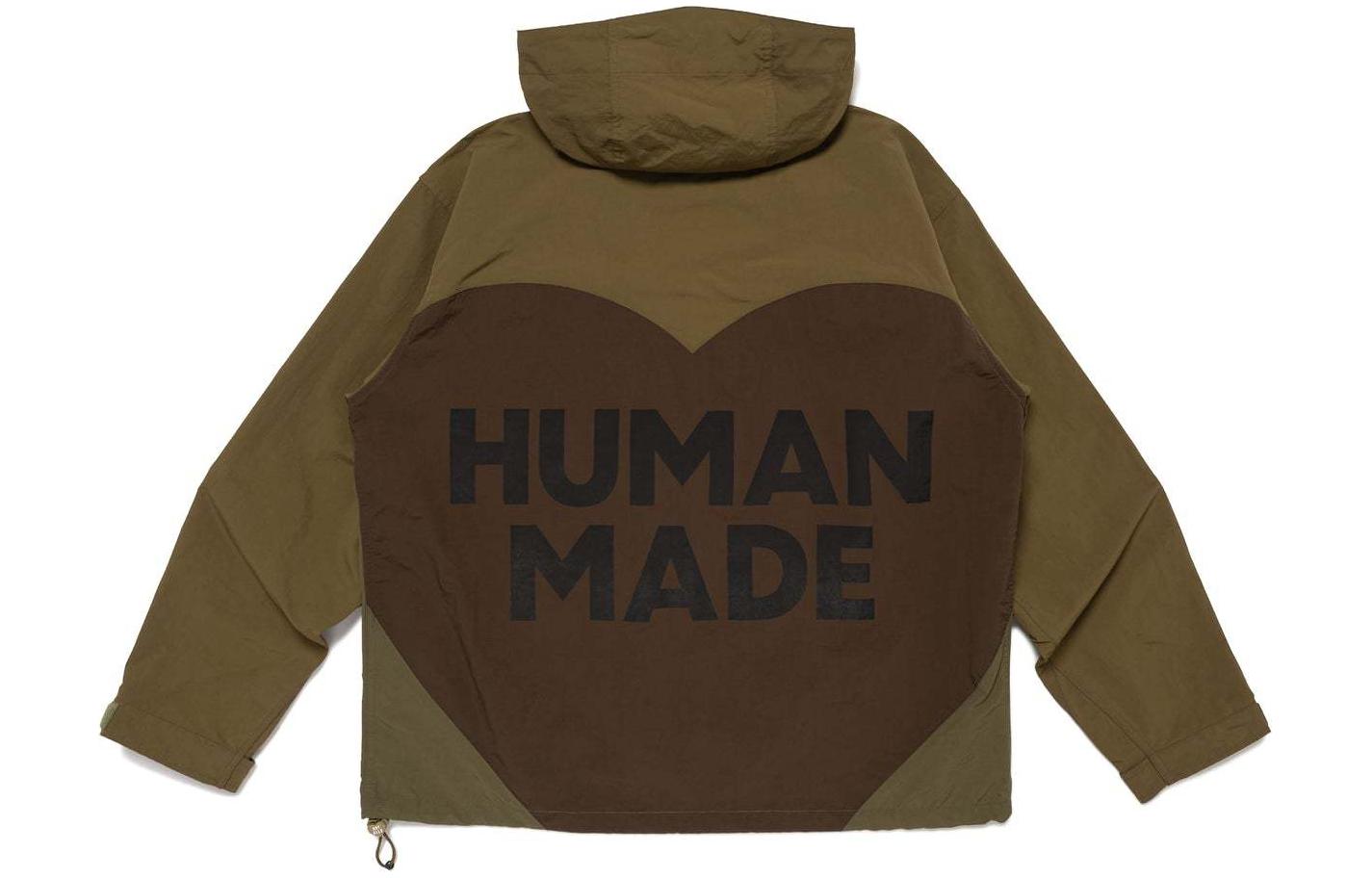 Lookbook HUMAN MADE SS24 Hoodie Jaket Unisex Logo Hati Slogan Terbaru. HM27JK005