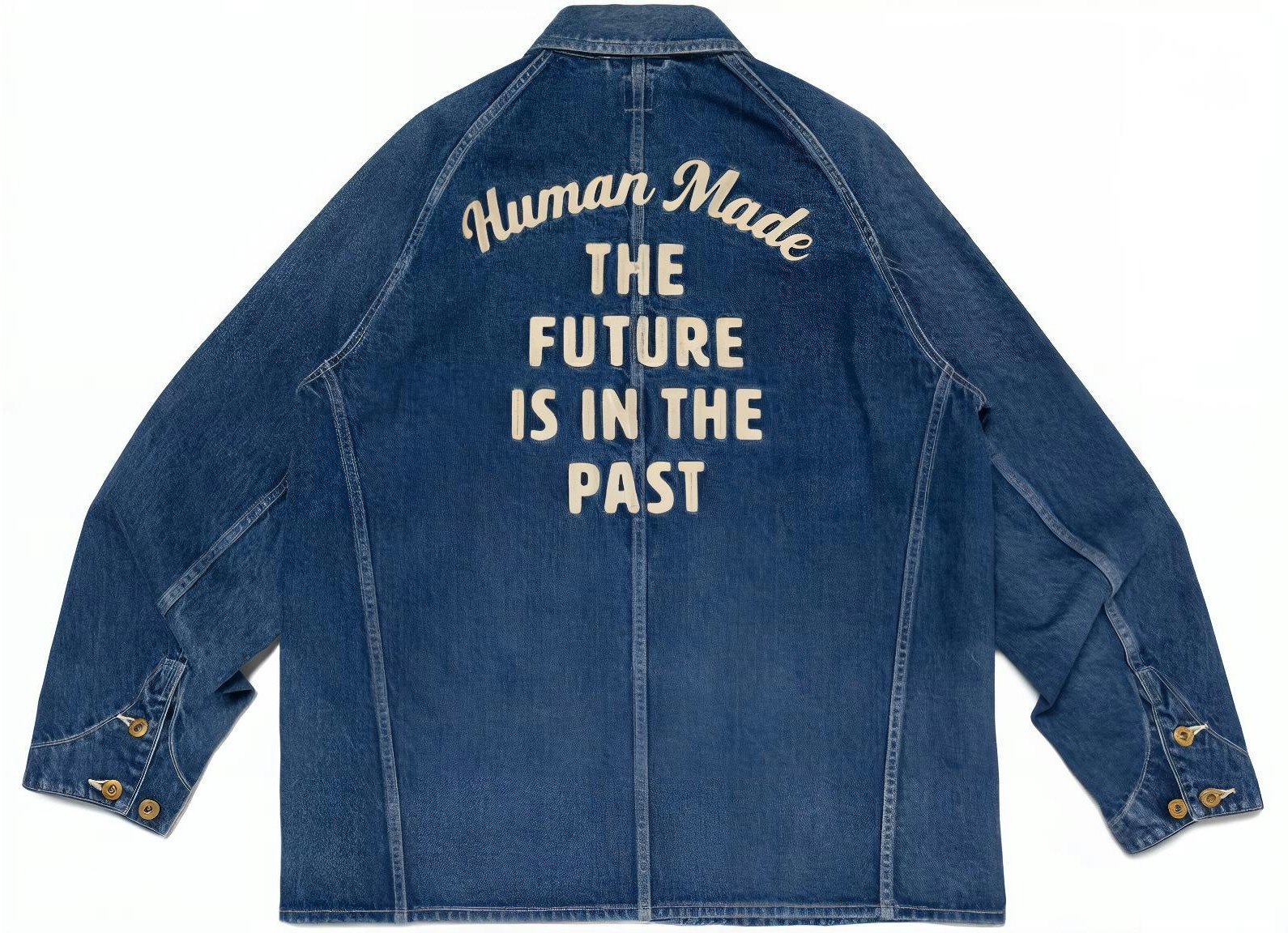 human-made-ss-24-indigo-denim-jacket-multi-pocket-embroidery-unisex-hm-27-jk-017
