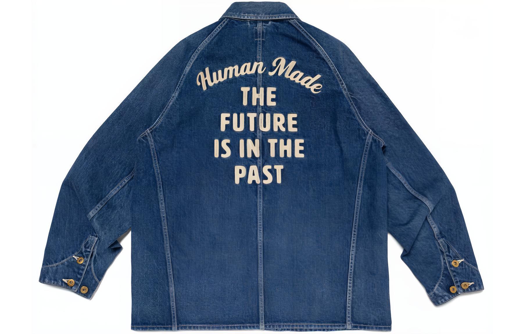 Order HUMAN MADE SS24 靛藍牛仔外套 多口袋刺繡 男女皆宜 HM27JK017