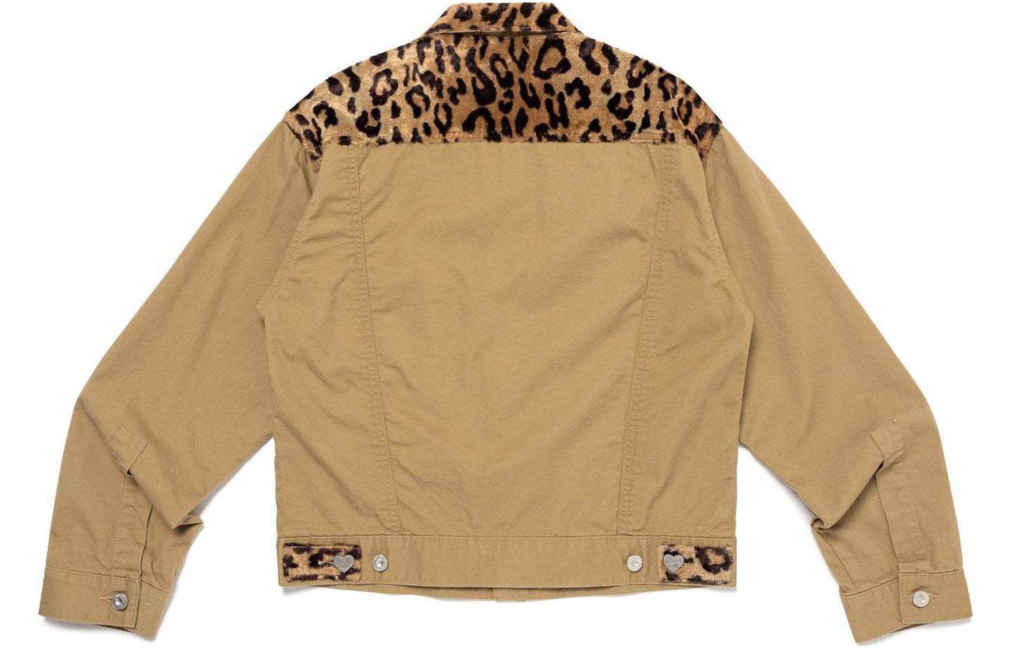 Lookbook HUMAN MADE SS24 豹纹长袖翻领夹克 男女同款 HM27JK019