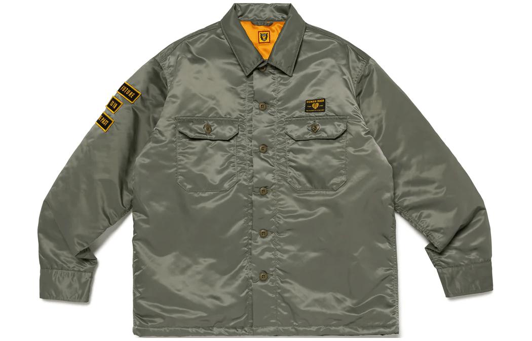 Human Made SS24 Letter Logo Shirt Jacket Unisex HM27SH002