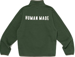 HUMAN MADE SS24 Logo Half-Zip Pullover Sweatshirt Unisex HM26CS045 HUMAN MADE SS24 Logo Half-Zip Pullover Sweatshirt Unisex HM26CS045